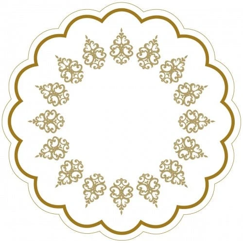 Sovie-horeca Sovie HORECA Tablett-Deckchen Royal Line Weiss Aus Tissue 7-lagig, Ø 180 Mm, 250 Stück - Untersetzer Ornamente 5 Sovie-horeca Sovie HORECA Tablett-Deckchen Royal Line Weiss Aus Tissue 7-lagig, Ø 180 Mm, 250 Stück - Untersetzer Ornamente – Bild 3