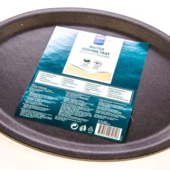 Metro-professional Metro Professional Serviertablett, Fiberglas, ⌀ 26.5 Cm, 26.5 X 20 X 1.38 Cm, Rutschfest, Schwarz -Aps_germany Geschäft 302e3e30 0998 483e ab28 aeb7e471b4c1