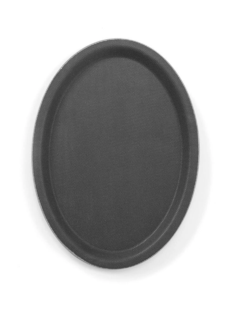 Hendi Serviertablett, Oval, 265x195x20 Mm, Grau 6 Hendi Serviertablett, Oval, 265x195x20 Mm, Grau – Bild 4