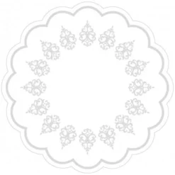 Sovie-horeca Sovie HORECA Tablett-Deckchen Royal Line Weiss Aus Tissue 7-lagig, Ø 180 Mm, 250 Stück - Untersetzer Ornamente