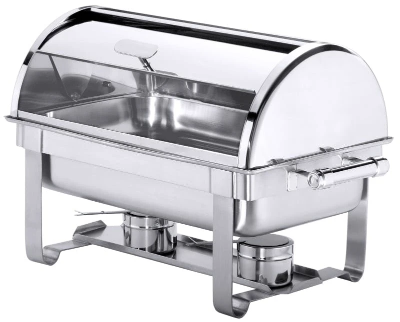 Contacto Roll-Top Chafing Dish, Mit Zwei Brennbehälter, Mit Elektrischer Heizquelle 5 Contacto Roll-Top Chafing Dish, Mit Zwei Brennbehälter, Mit Elektrischer Heizquelle – Bild 3