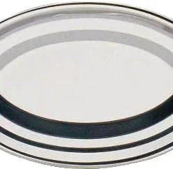 Metro-professional METRO Professional Platte, Edelstahl, ⌀ 29 Cm, 9 X 22.5 X 1.8 Cm, Oval, Silber -Aps_germany Geschäft 529a489b 58c7 41d2 b56a d37590642444 6