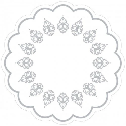 Sovie-horeca Sovie HORECA Tablett-Deckchen Royal Line Weiss Aus Tissue 7-lagig, Ø 180 Mm, 250 Stück - Untersetzer Ornamente 4 Sovie-horeca Sovie HORECA Tablett-Deckchen Royal Line Weiss Aus Tissue 7-lagig, Ø 180 Mm, 250 Stück - Untersetzer Ornamente – Bild 2