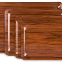 2x Contacto Serviertablett. Melaminbeschichtetes 3 Mm-Pressholz. Länge: 61 Cm. Breite: 43 Cm. Höhe: 1.7 Cm -Aps_germany Geschäft 5c21f5bd 623d 40a1 85de 47e6a2546de0 5