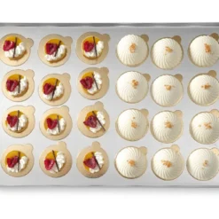 Hendi Vitrinenblech Silber, 400x300x20 Mm