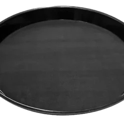 Metro-professional METRO Professional Kellnertablett, Glasfaser, Ø 40.5 Cm, Rutschfest, Schwarz