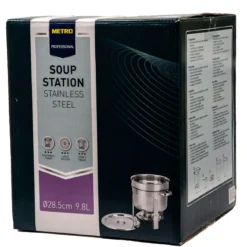 Metro-professional METRO Professional Chafing Dish/ Suppenstation, Edelstahl, Rund 9.8 L -Aps_germany Geschäft 7568f420 35a2 465b a56e 593e4a24900a