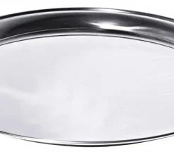 4x Contacto Serviertablett. Rund. Edelstahl. Gebördelter Rand. Durchmesser: 30 Cm. Höhe: 2 Cm -Aps_germany Geschäft 97393bb0 7498 485b 88f3 17fd28976706 3