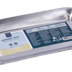 Metro-professional METRO Professional Tablett, Edelstahl, 21 X 13 X 1.8 Cm, Rundeckig, Stapelbar, Silber -Aps_germany Geschäft 9c5f547f f3b5 43ee ae16 3d592e5ee7b6