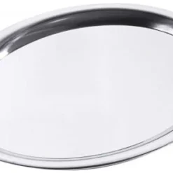 4x Contacto Serviertablett. Rund. Edelstahl. Gebördelter Rand. Durchmesser: 30 Cm. Höhe: 2 Cm -Aps_germany Geschäft 9dd5c488 9867 4bec 93ab b313c3498e6f 2