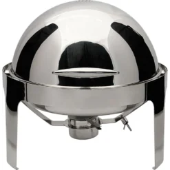 Alternative view of Was-germany WAS Germany - Elektro Chafing Dish Mit Roll Top Deckel, 6,8 Ltr. , Ø 39,5 Cm, Chromnickelstahl (1460689)