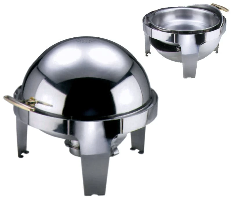 Contacto Roll-Top Chafing Dish, Mit Zwei Brennbehälter, Mit Elektrischer Heizquelle 6 Contacto Roll-Top Chafing Dish, Mit Zwei Brennbehälter, Mit Elektrischer Heizquelle – Bild 4