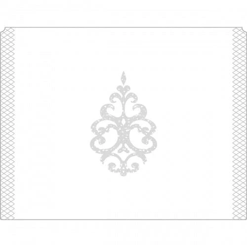 Sovie-horeca Sovie HORECA Eierwärmer Royal Line Silber Aus Tissue 9-lagig, 105 X 82 Mm, 150 Stück - Ornament 4 Sovie-horeca Sovie HORECA Eierwärmer Royal Line Silber Aus Tissue 9-lagig, 105 X 82 Mm, 150 Stück - Ornament – Bild 2