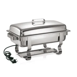 Was-germany WAS Germany - Elektro Chafing Dish GN 1/1, 61 X 36 X 35 Cm, Chromnickelstahl (1460300)