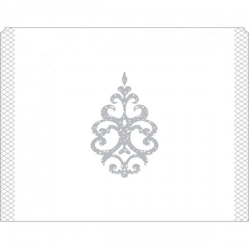 Sovie-horeca Sovie HORECA Eierwärmer Royal Line Silber Aus Tissue 9-lagig, 105 X 82 Mm, 150 Stück - Ornament 3 Sovie-horeca Sovie HORECA Eierwärmer Royal Line Silber Aus Tissue 9-lagig, 105 X 82 Mm, 150 Stück - Ornament