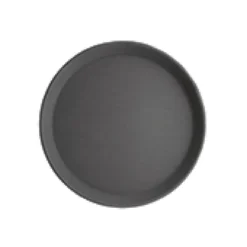 3x Contacto Antirutsch-Tablett. Rund. Brauner Kunststoff. Durchmesser: 32 Cm. Höhe: 2 Cm -Aps_germany Geschäft f480f6f8 28a9 4d95 8fad 6a6437b23ea5 2