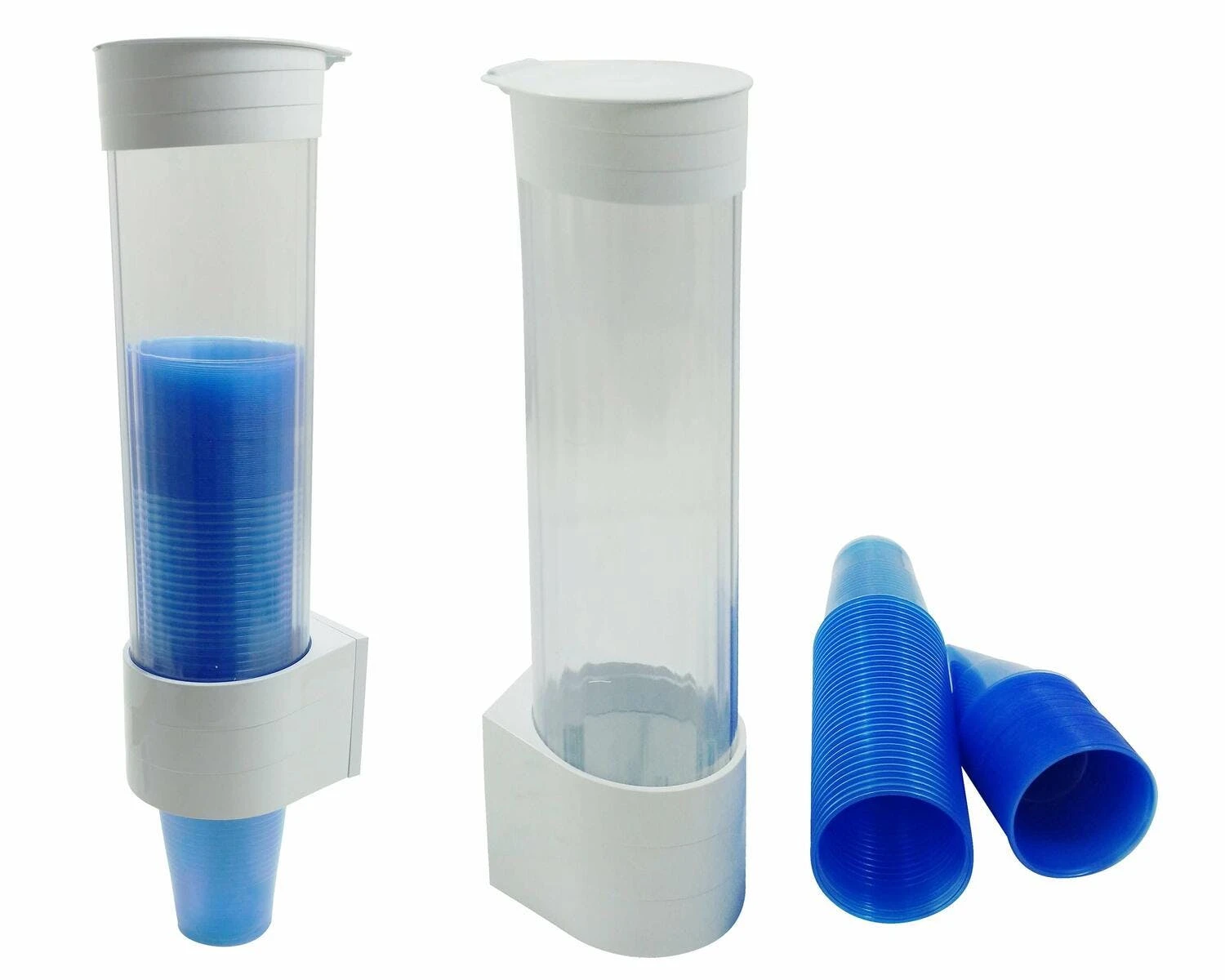 1-pack MultiCup Becherspender Aus Kunststoff Für Trinkbecher O 70mm Weiß 3 1-pack MultiCup Becherspender Aus Kunststoff Für Trinkbecher O 70mm Weiß